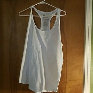 Nike regular fit tank top white